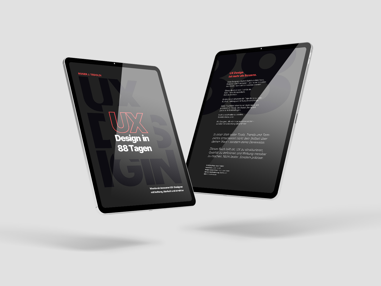UX Design in 88 Tagen — E-Book Cover